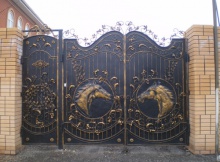 Кованные ворота в Курске